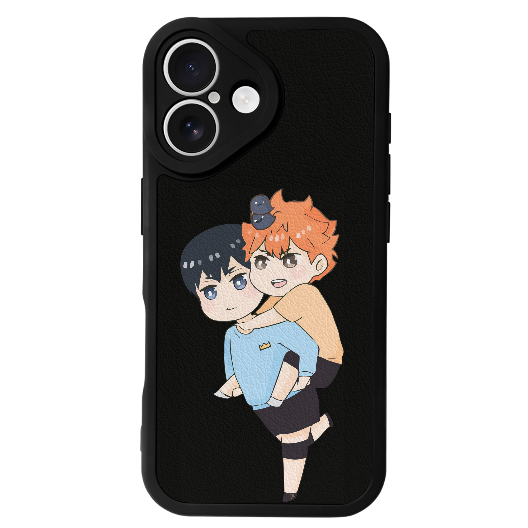 （画像用） ハイキュー!! Haikyu!! 【iPhone 16シリーズ対応】シリコンスマホケース（レザー調） 材質：シリコン